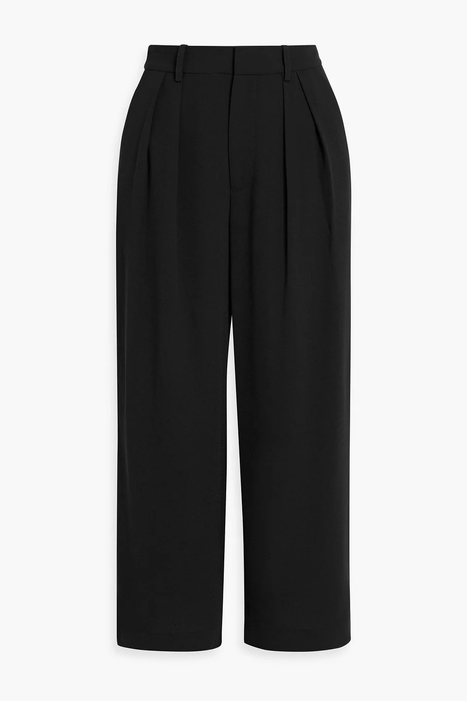 Pompey cropped crepe wide-leg pants - 1