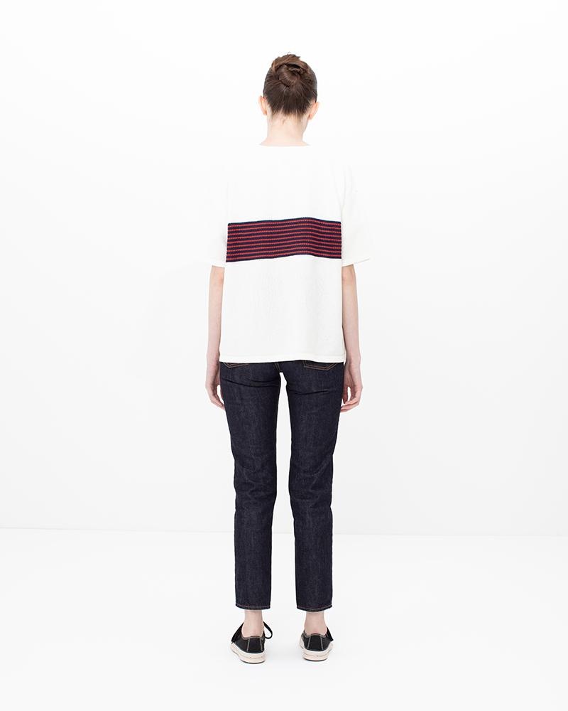 JUMBO KNIT S/S (SI/C) W IVORY - 4