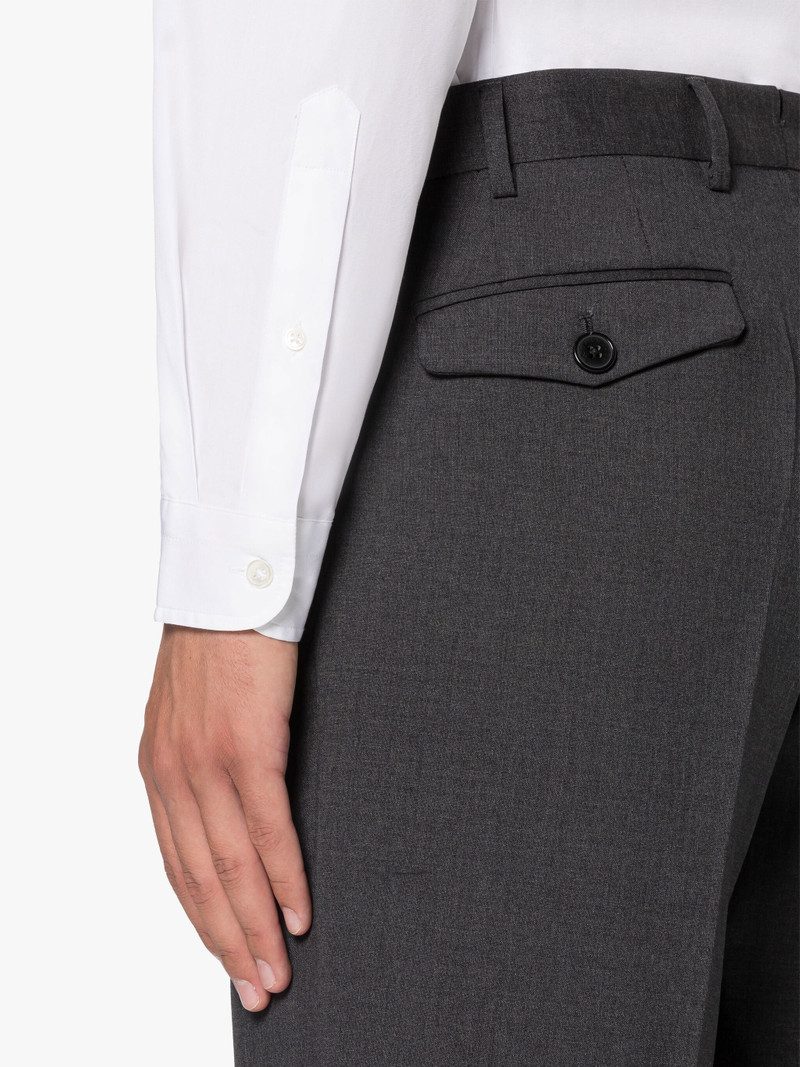 THE STANDARD DARK GREY WOOL TROUSERS 6