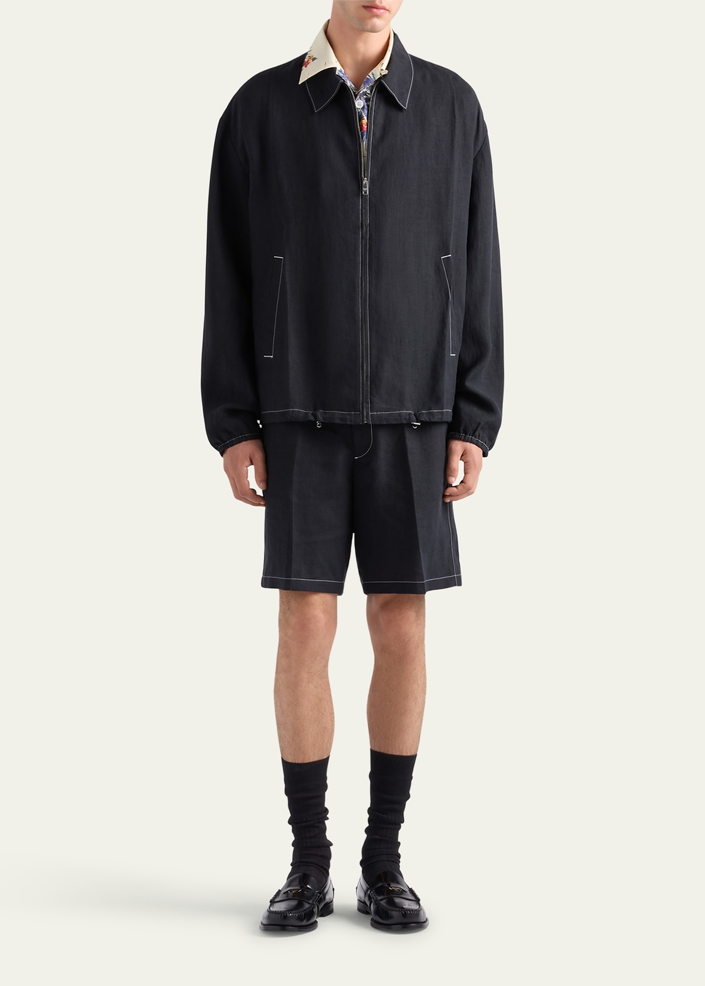 Men's Linen Shorts - 2