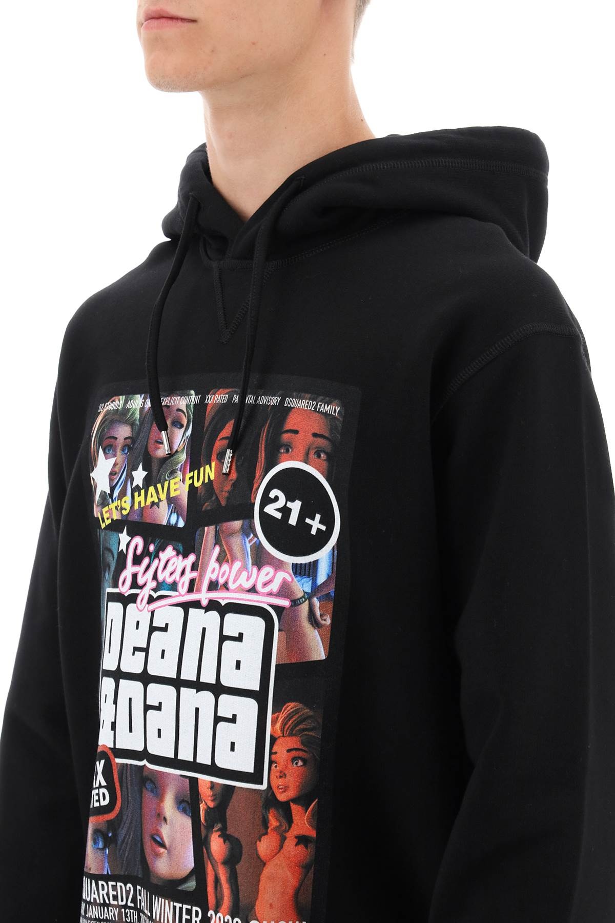 COOL FIT HOODIE WITH PRINT - 10