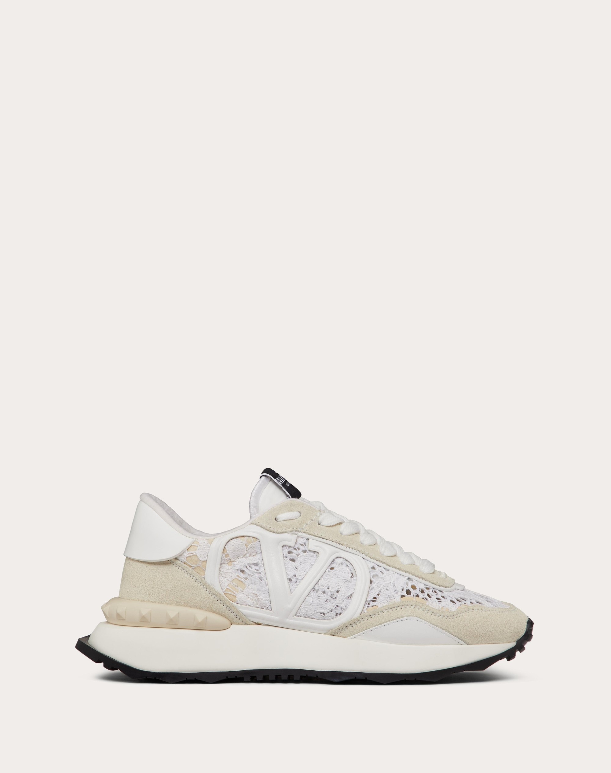 LACE AND MESH LACERUNNER SNEAKER - 1