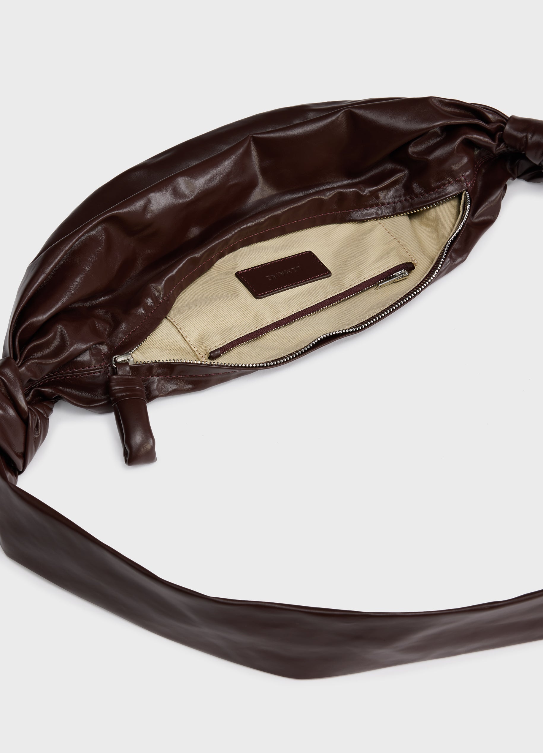 SMALL SOFT CROISSANT BAG - 5