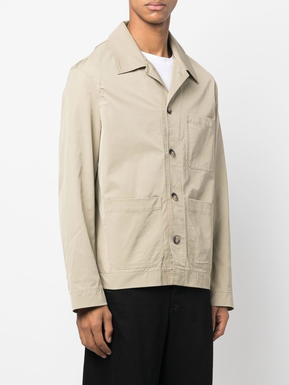 button-down shirt jacket - 3