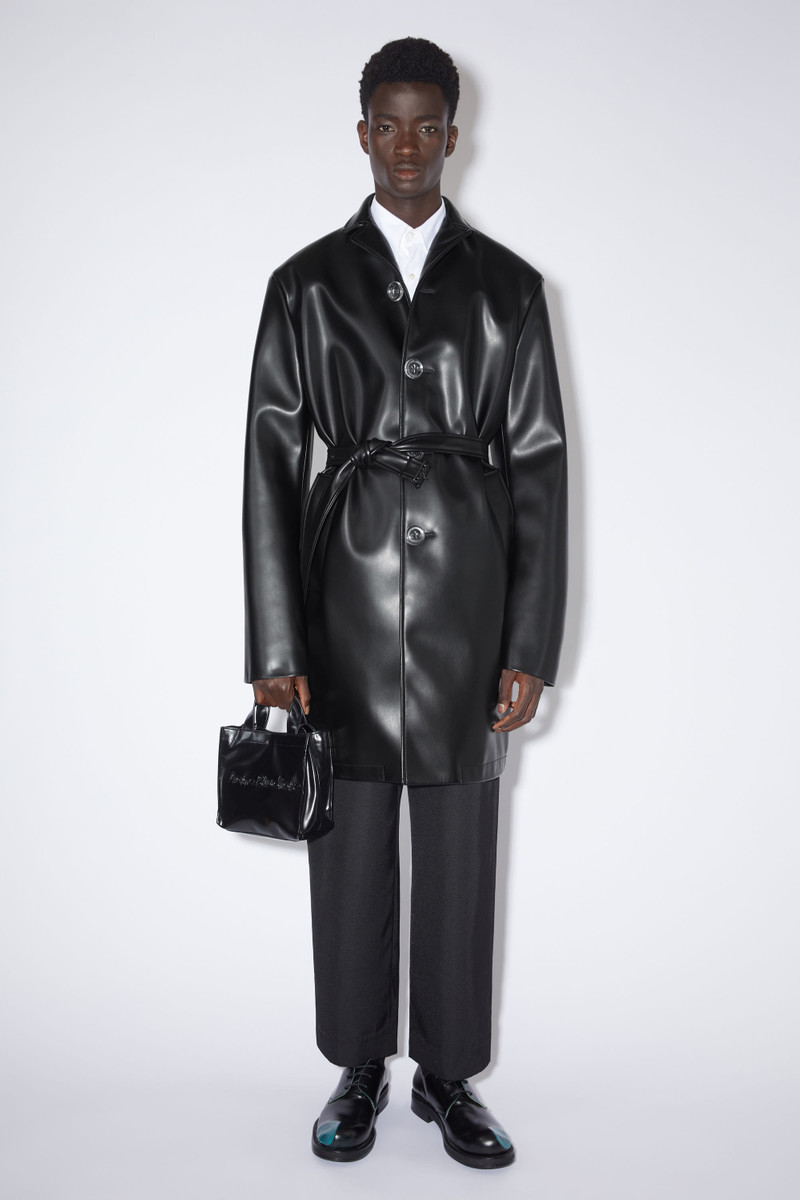 Acne Studios Belted coat - Black outlook