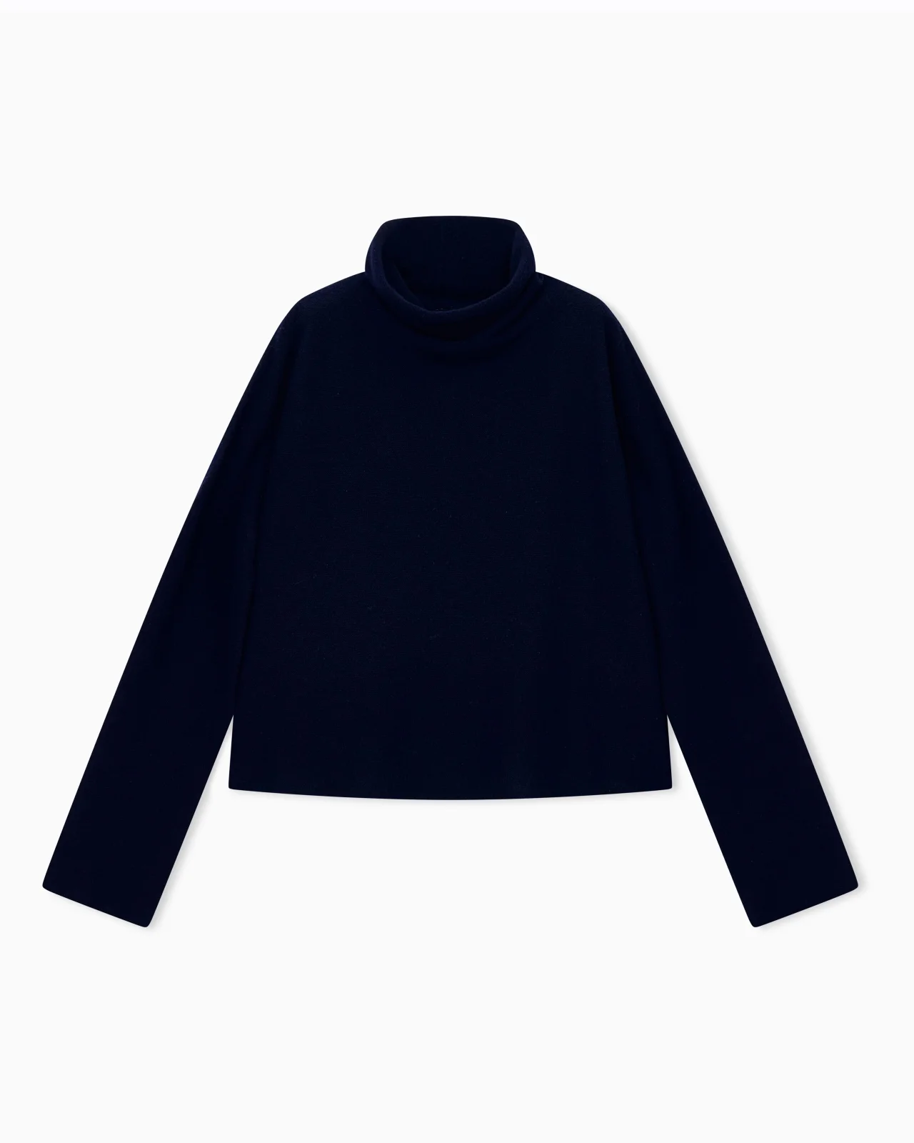 SWEATER REGULAR FIT PURE CASHMERE VOLCANO COLLAR - 1