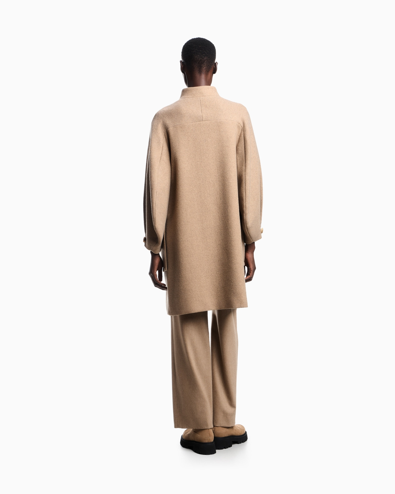 ICON WOOL-BLEND SINGLE-BREASTED COAT - 3