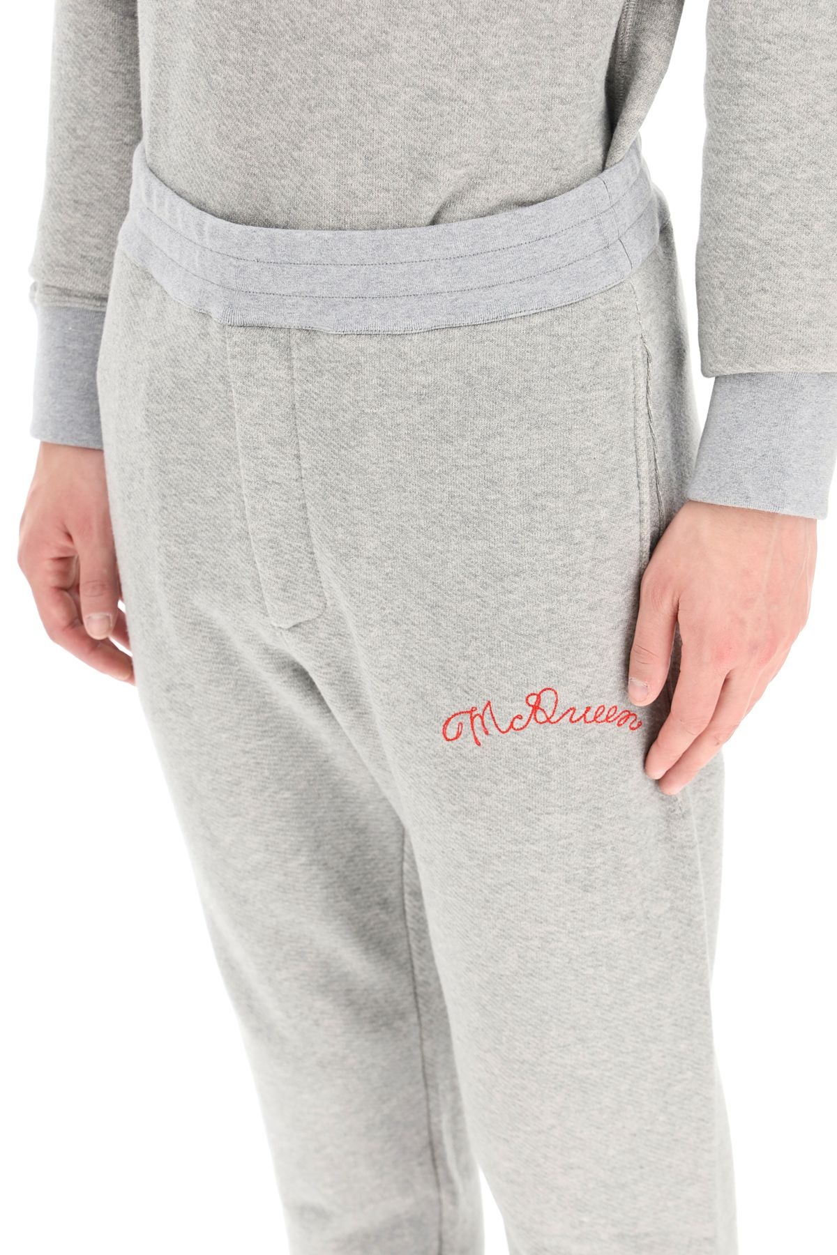 SWEATPANTS WITH LOGO EMBROIDERY - 5