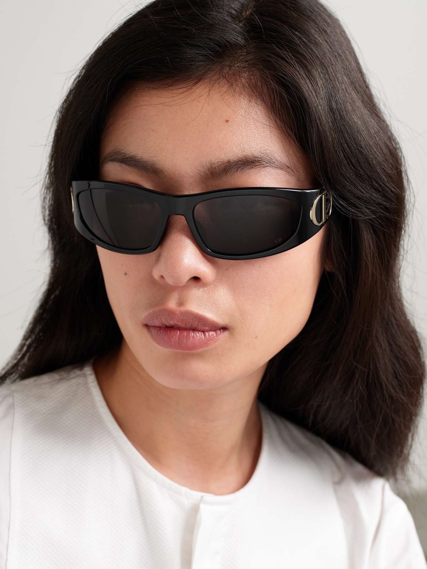 VeryDior S3I D-frame acetate sunglasses Black - 2