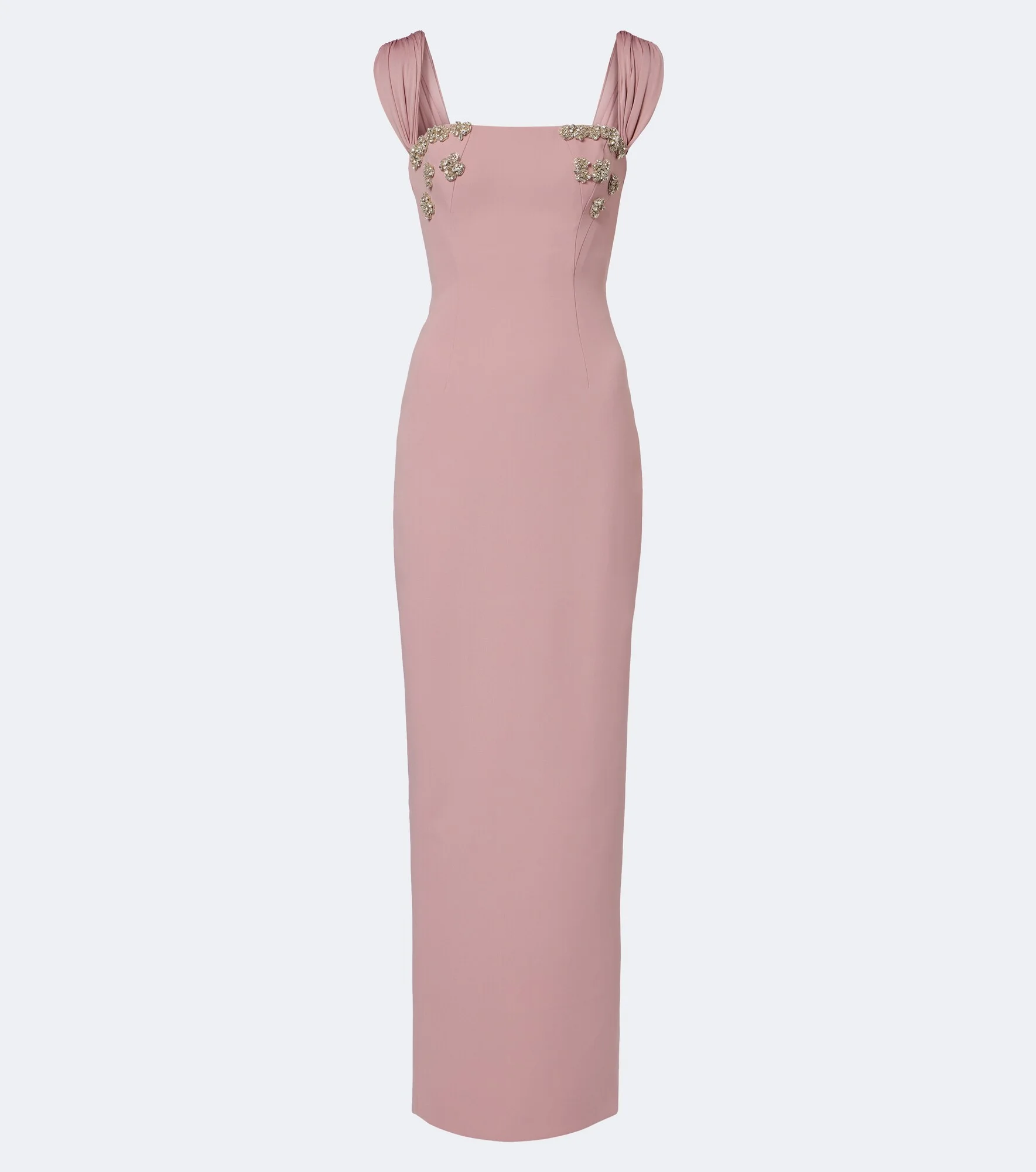 Malia embellished crêpe corset gown - 1