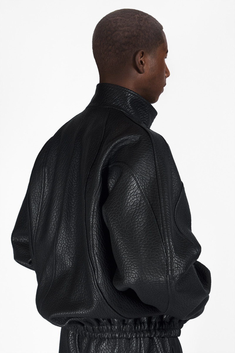 Track Jacket in Primal Lambskin Leather 5