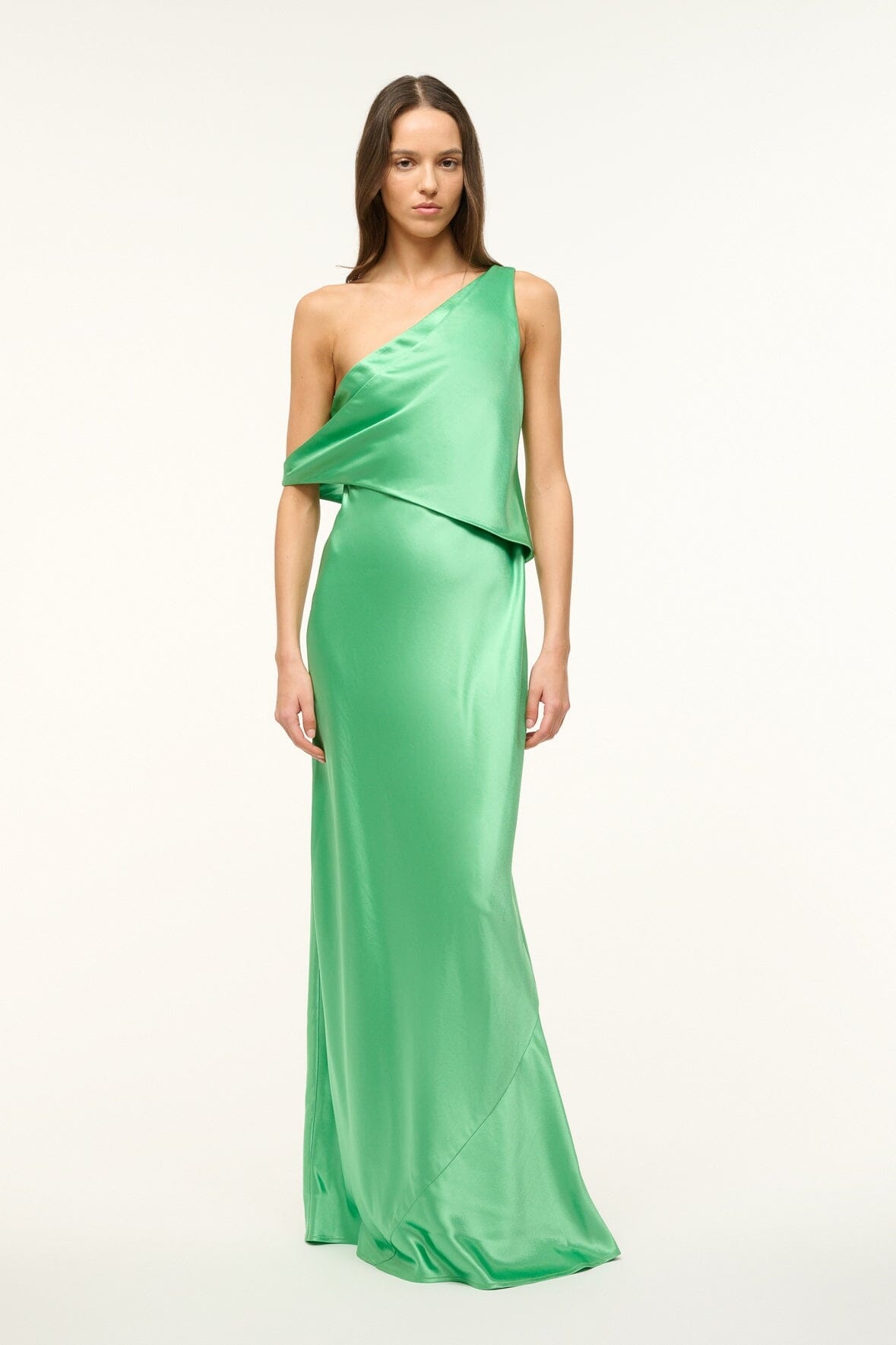 STAUD NAOMI DRESS SEAWEED - 1