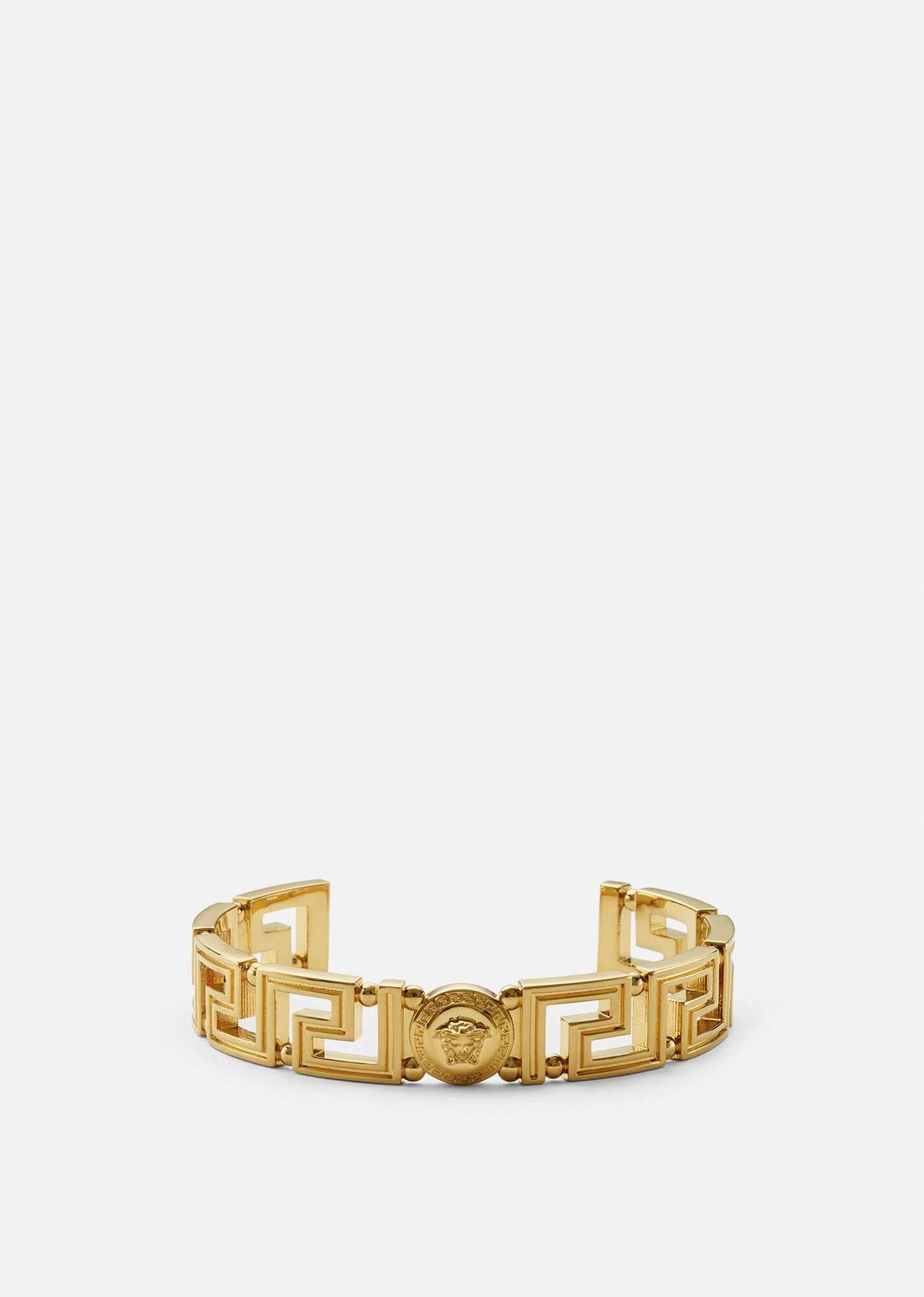 Medusa Greca Cuff Bracelet - 1