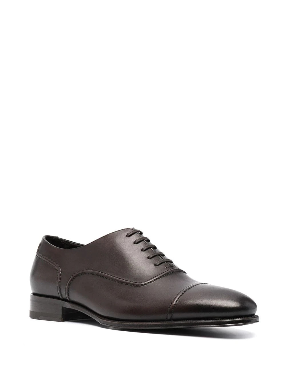 lace-up leather Oxford shoes - 2