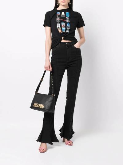 Moschino logo-plaque shoulder bag outlook