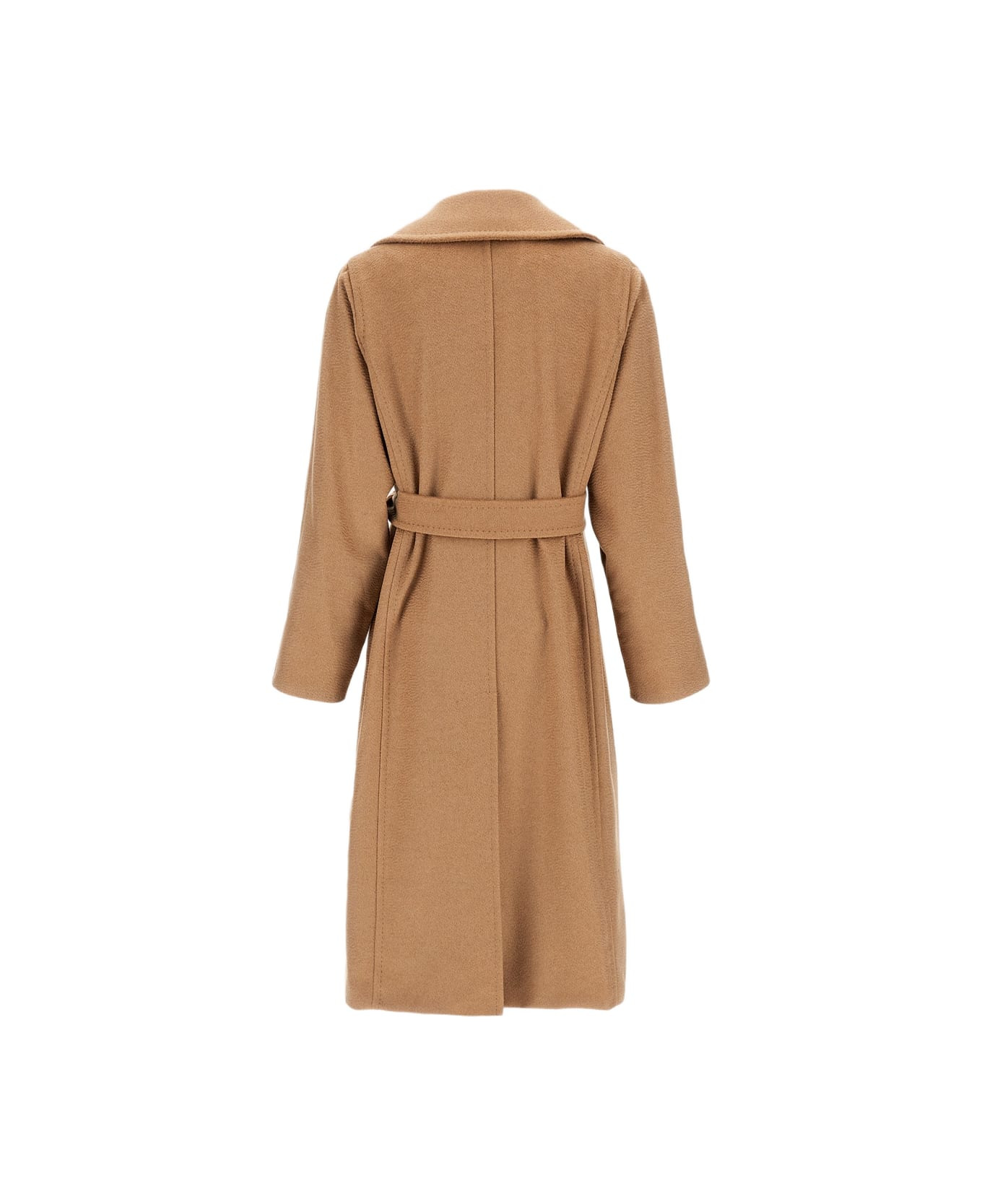 Manuela Camel Sable Long Robe Coat - 2