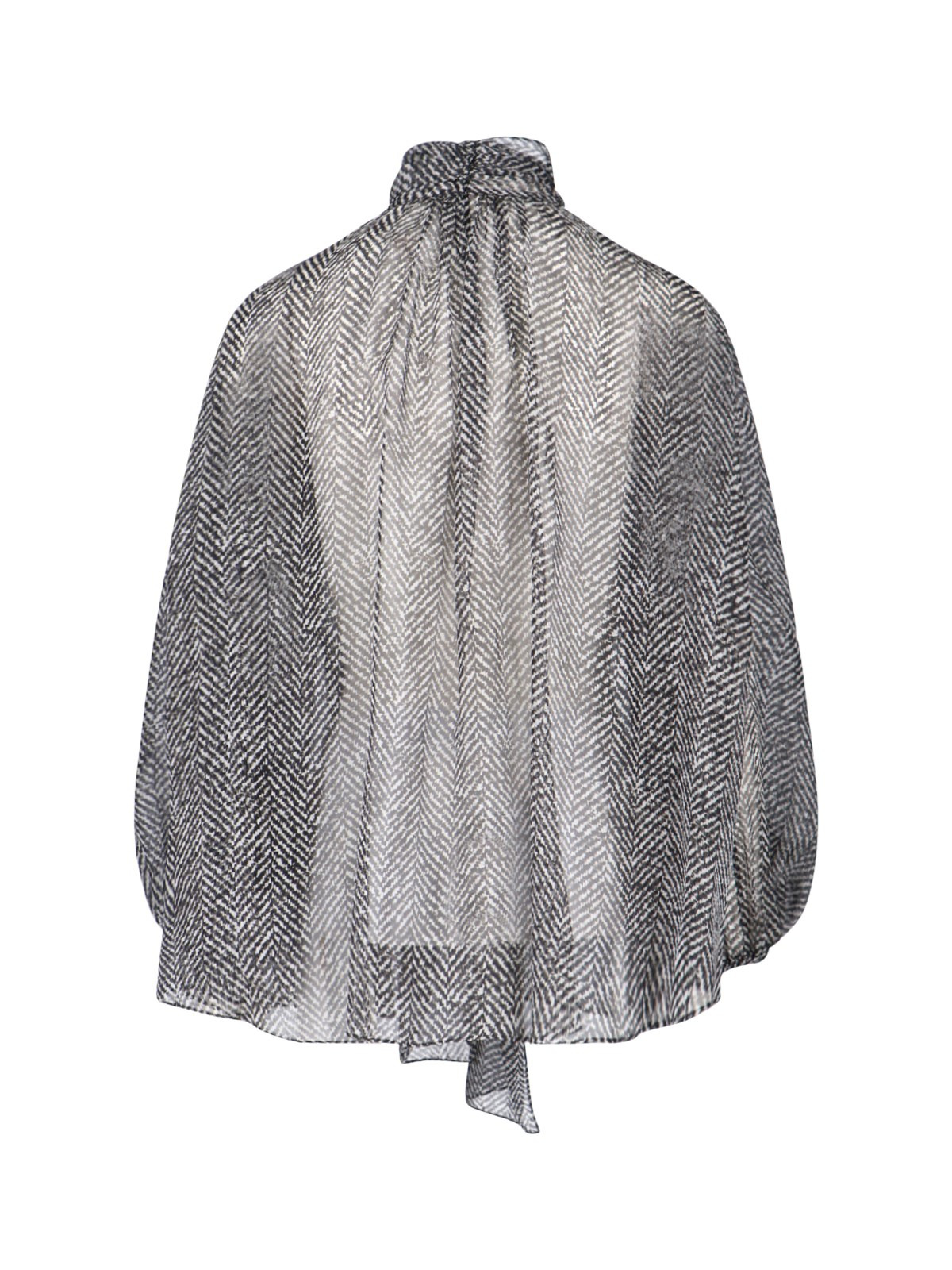 SILK CHIFFON SHIRT - 2