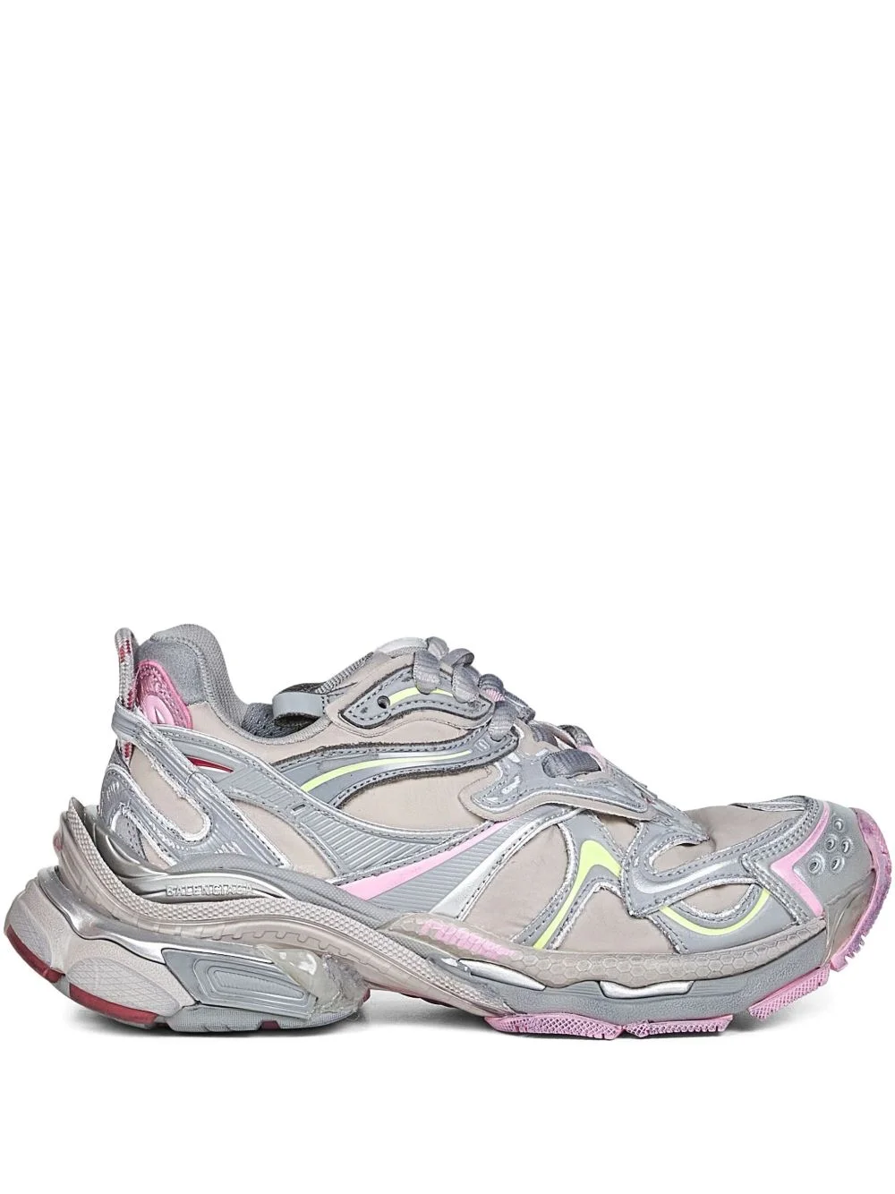 Runner 2.0 logo-embossed layered sneakers - 1