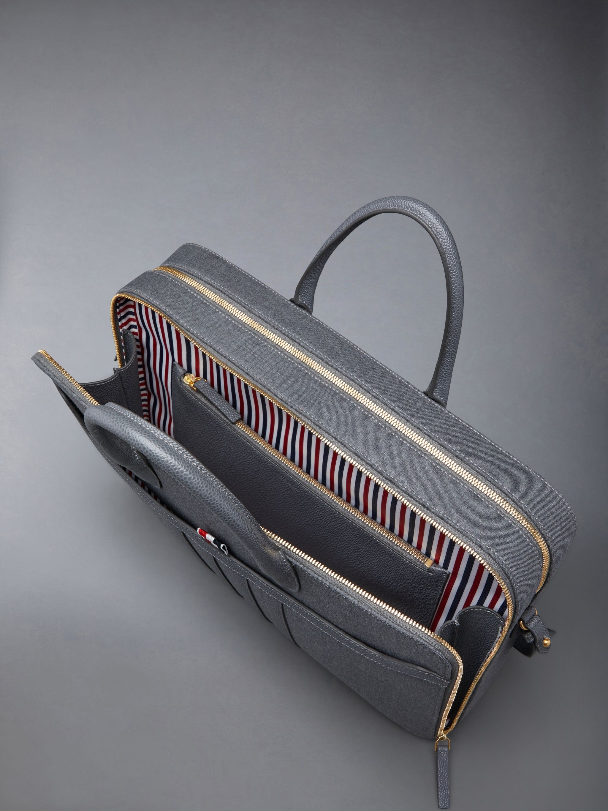 Wool 4-Bar Business Bag - 6