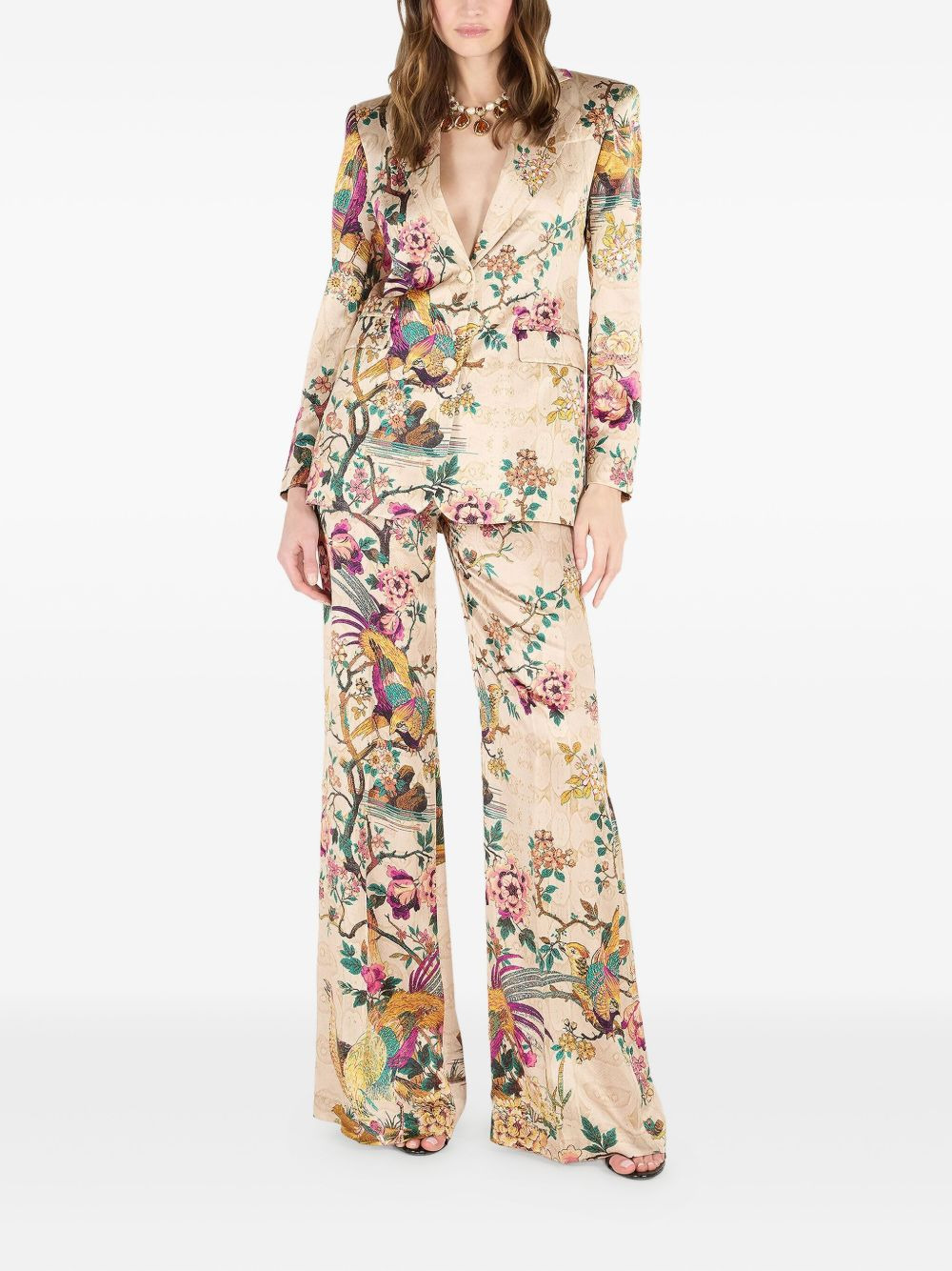 pheasant floral-print trousers - 2