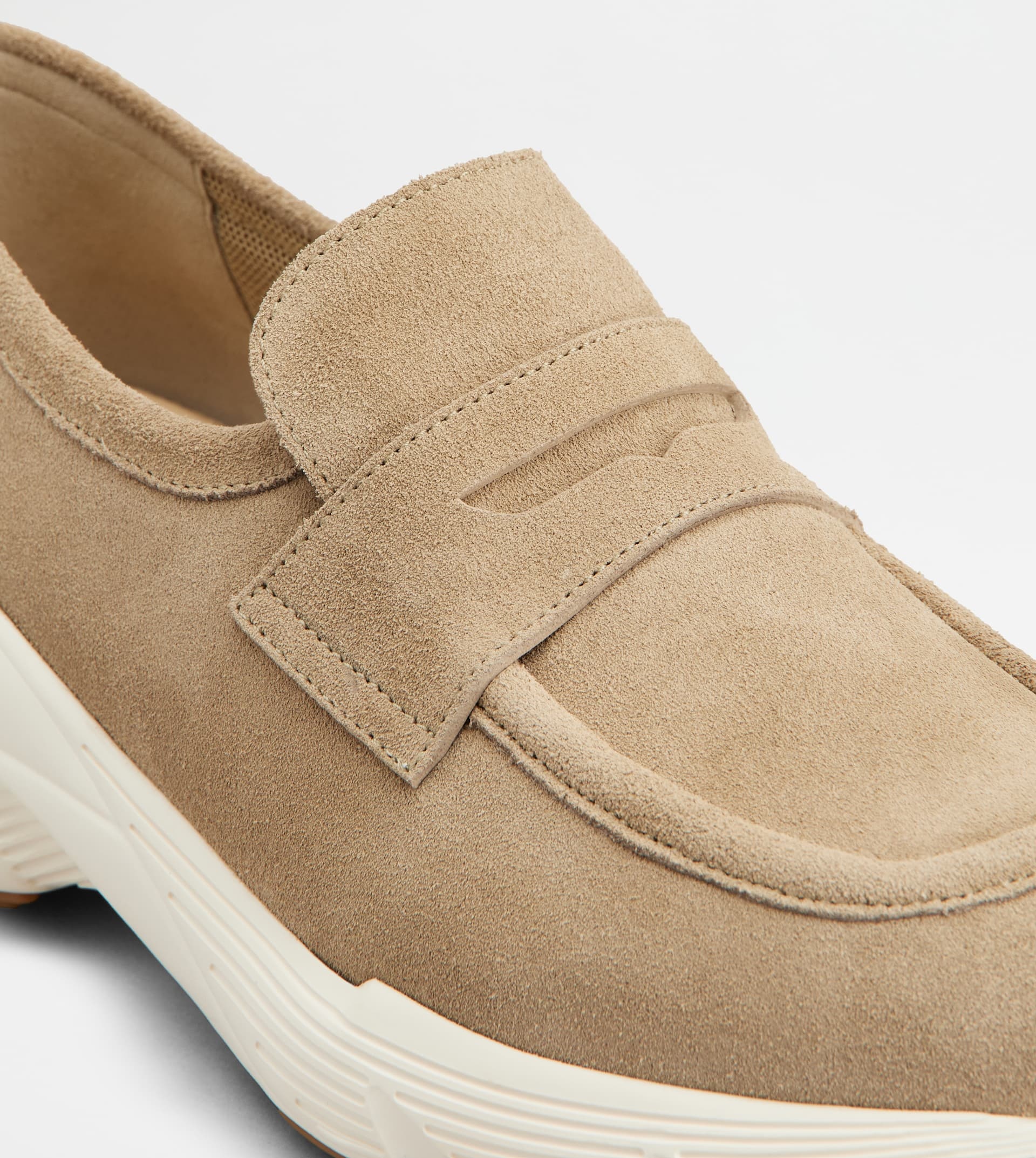 SPORTY LOAFERS IN SUEDE - BROWN - 5