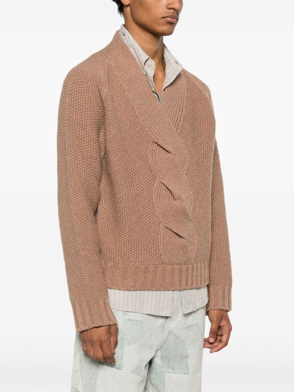twist detail sweater - 3