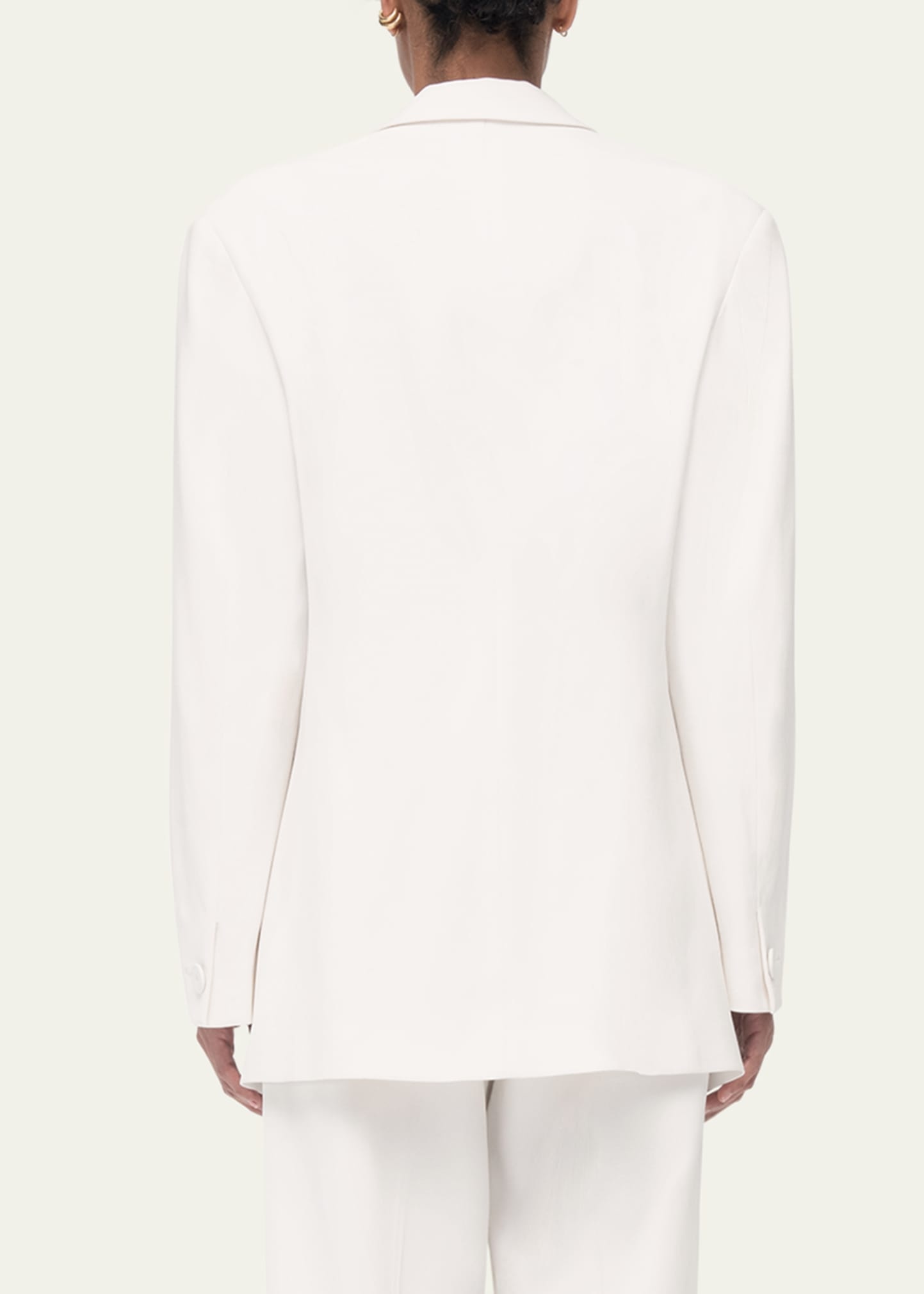 Fluid Double-Breasted Jacket - 3