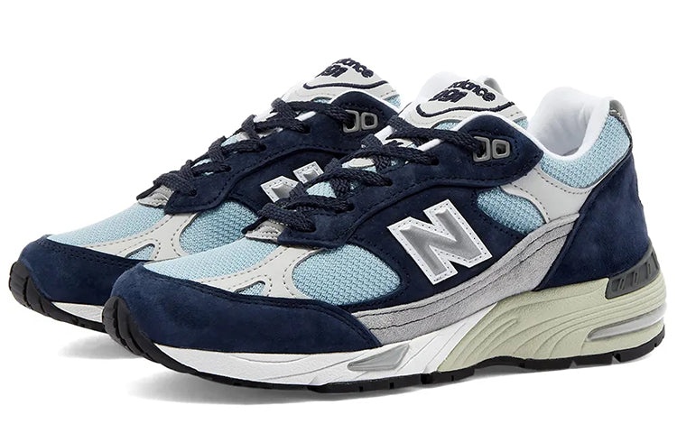 (WMNS) New Balance 991 'Navy Blue Black' W991NBP - 2