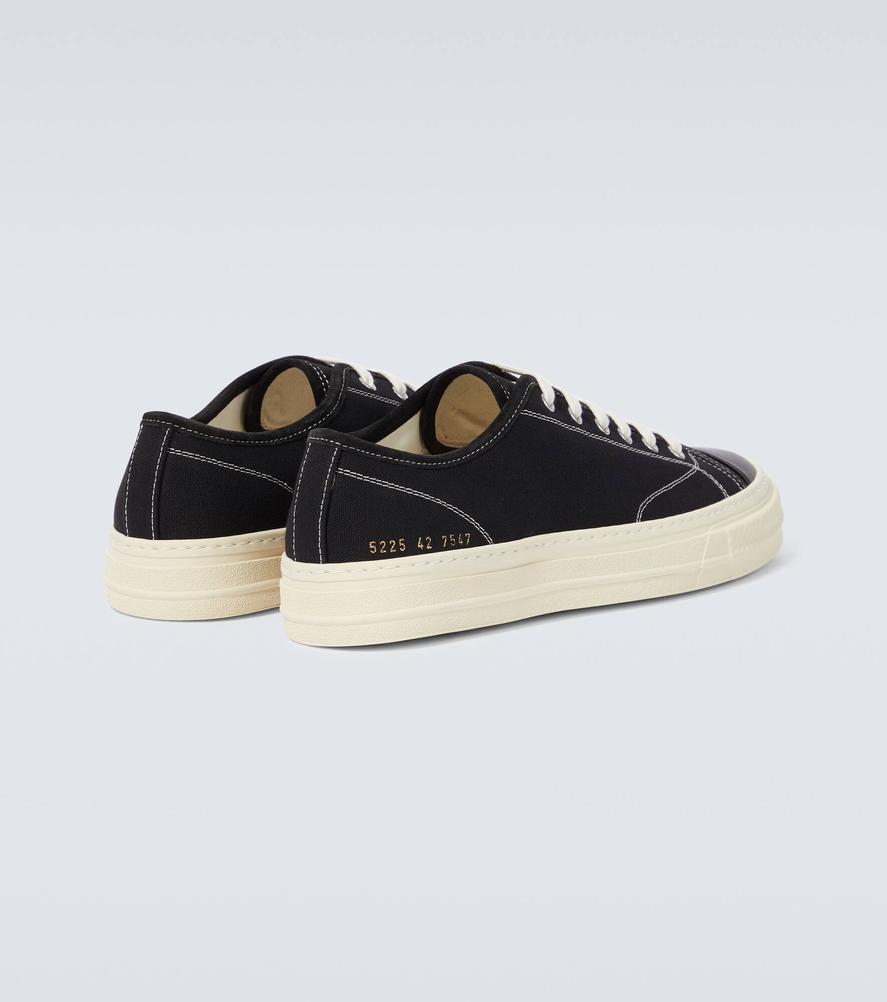 Tournament in Canvas leather-trimmed sneakers - 6