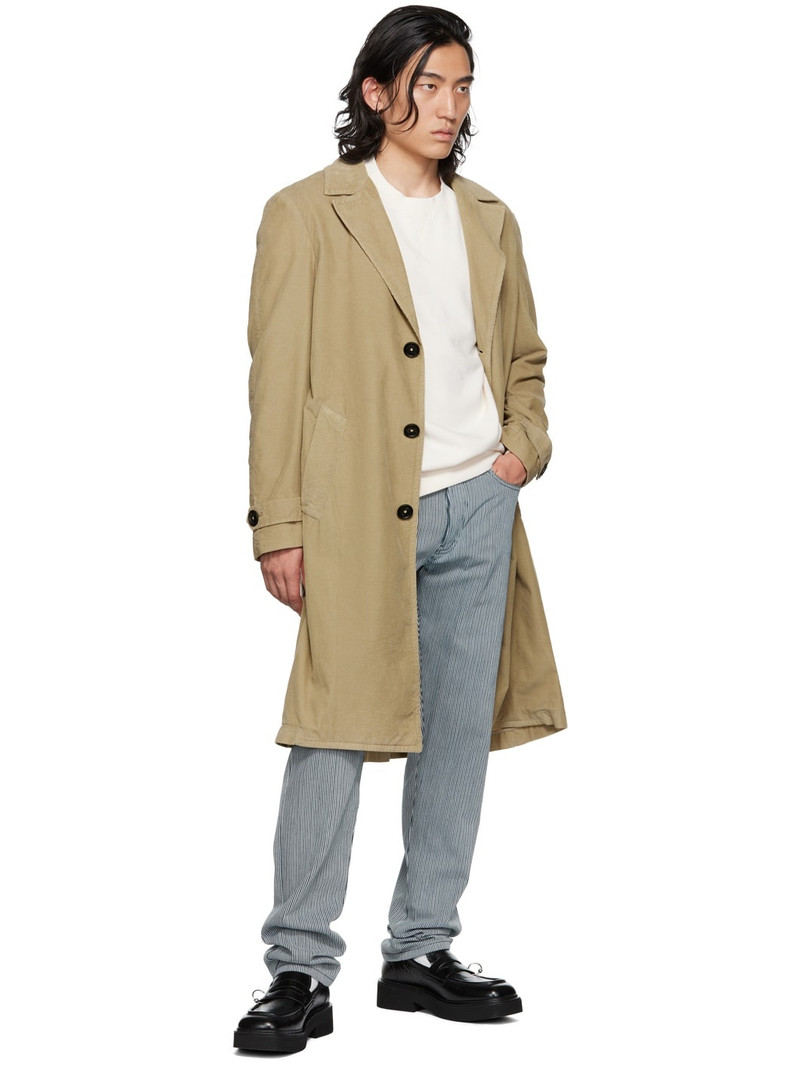 GABRIELA HEARST Navy & White Austin Trousers outlook