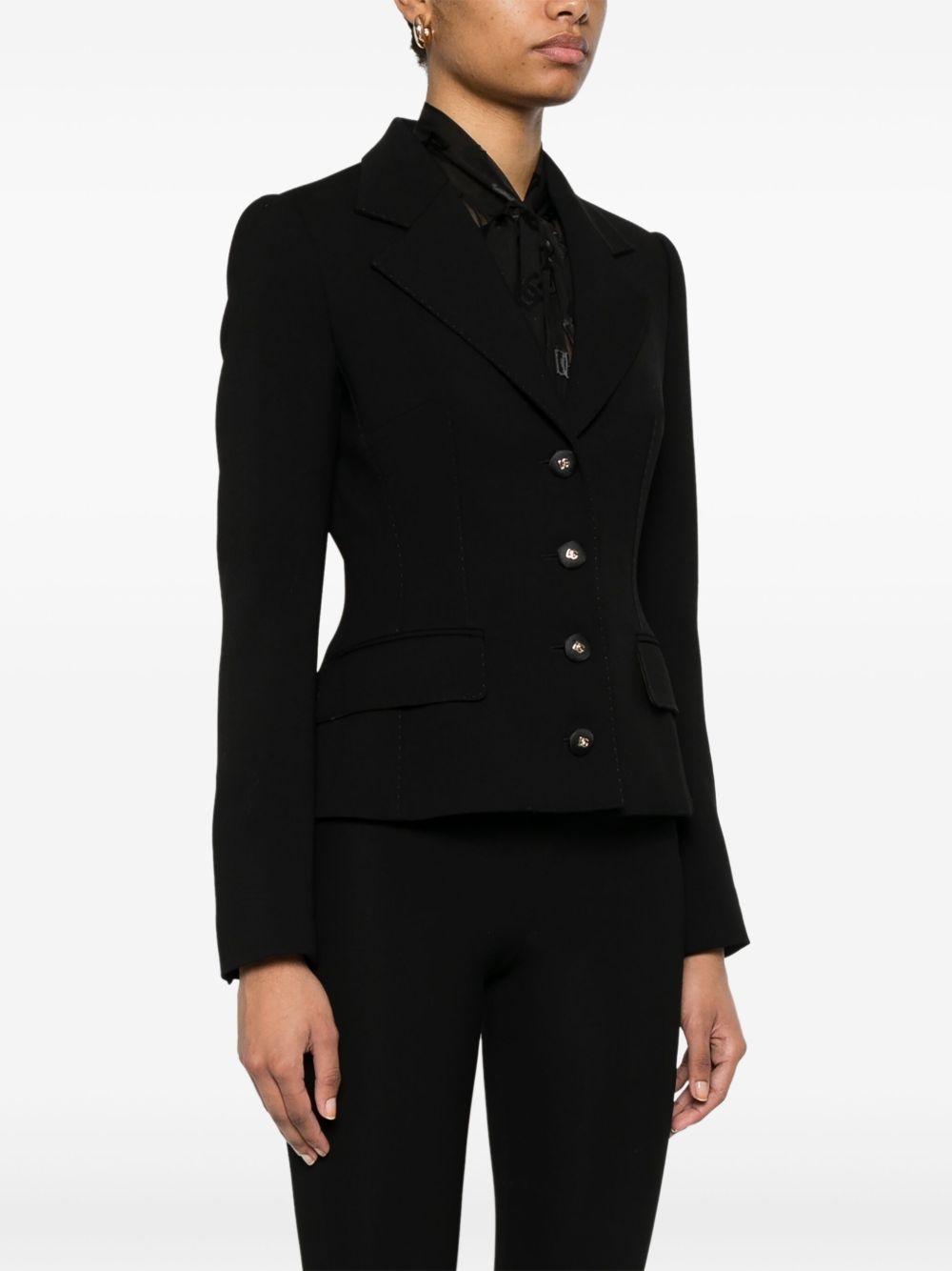 wool blazer - 3