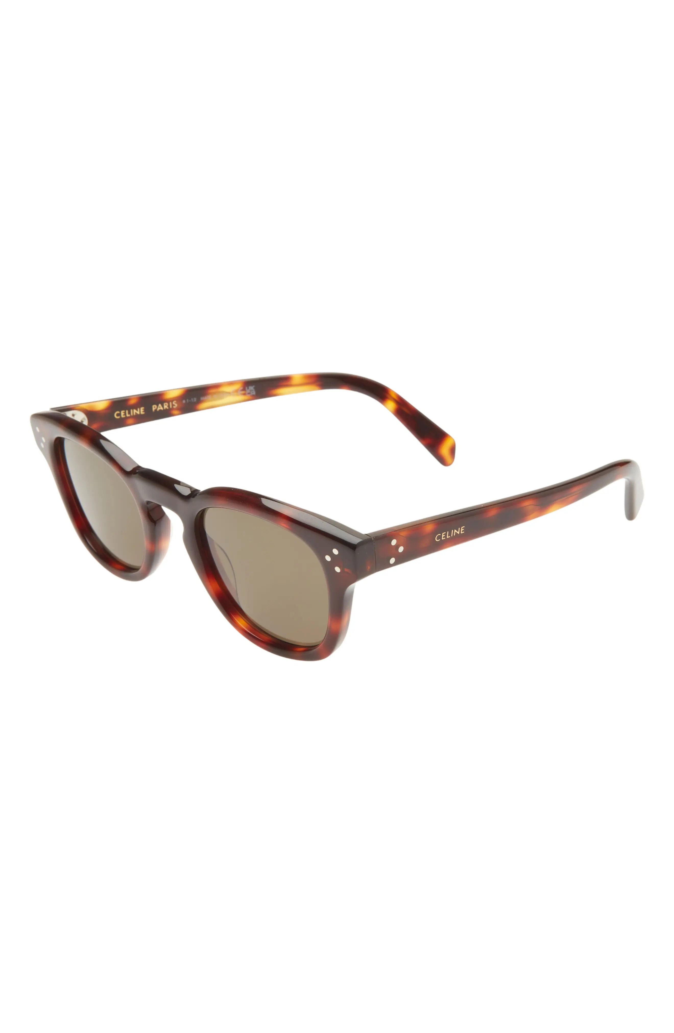 Bold 3 Dots 49mm Square Sunglasses in Blonde Havana /Green - 2