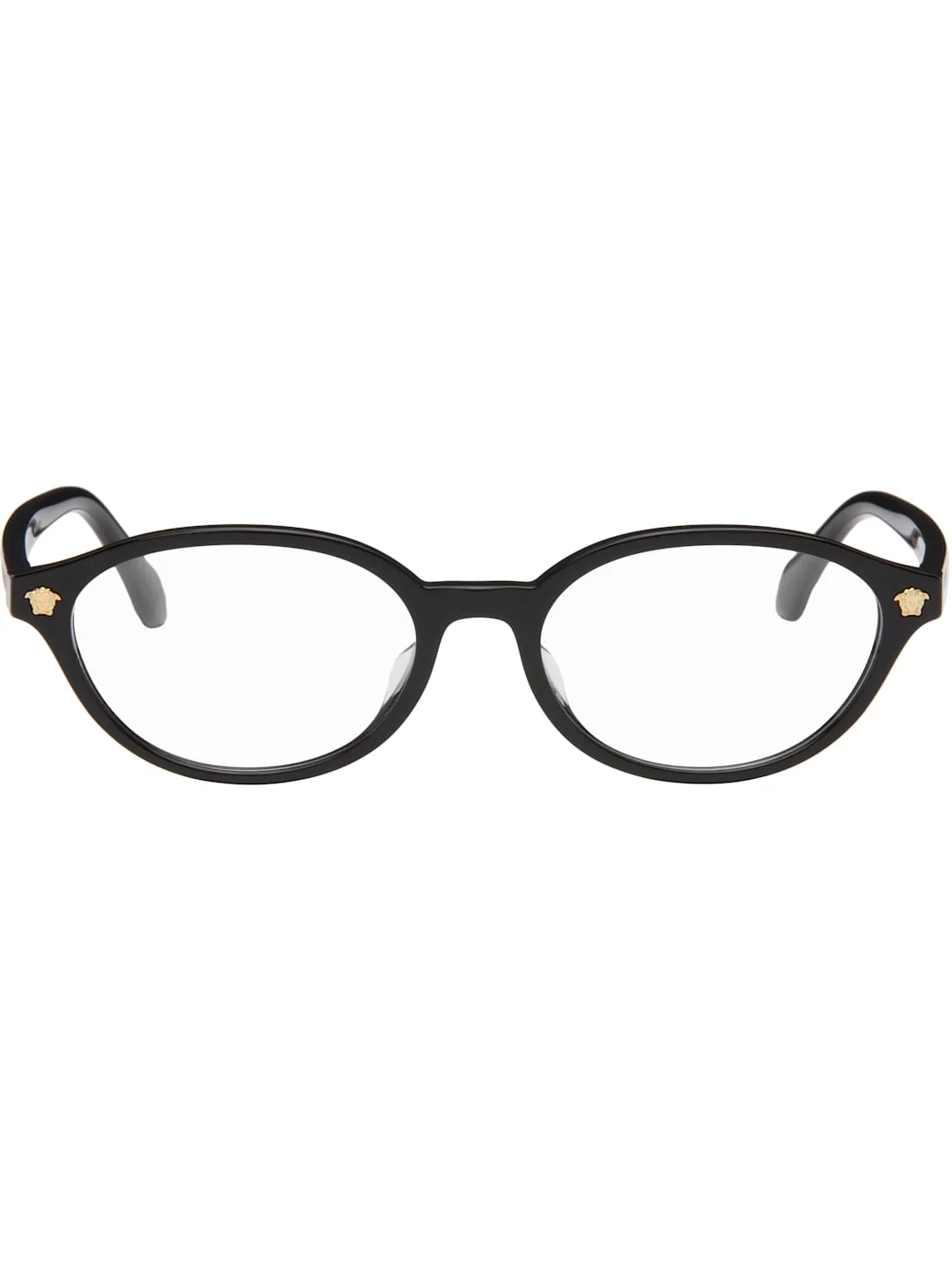 Black Oval Glasses - 1