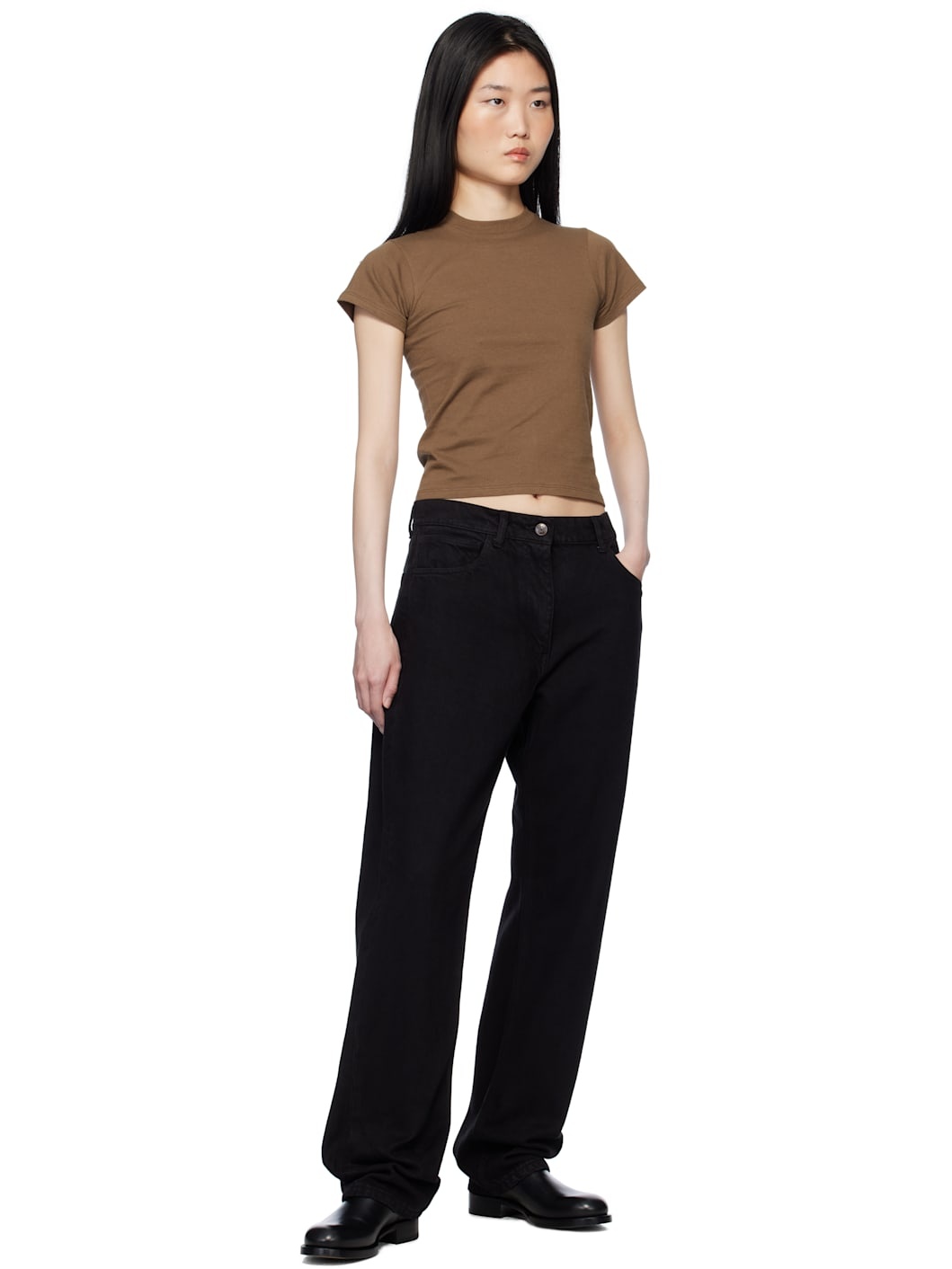 【関税込み】The Row ブラック Bercy ジーンズ Black Bercy Jeans by The Row on Sale