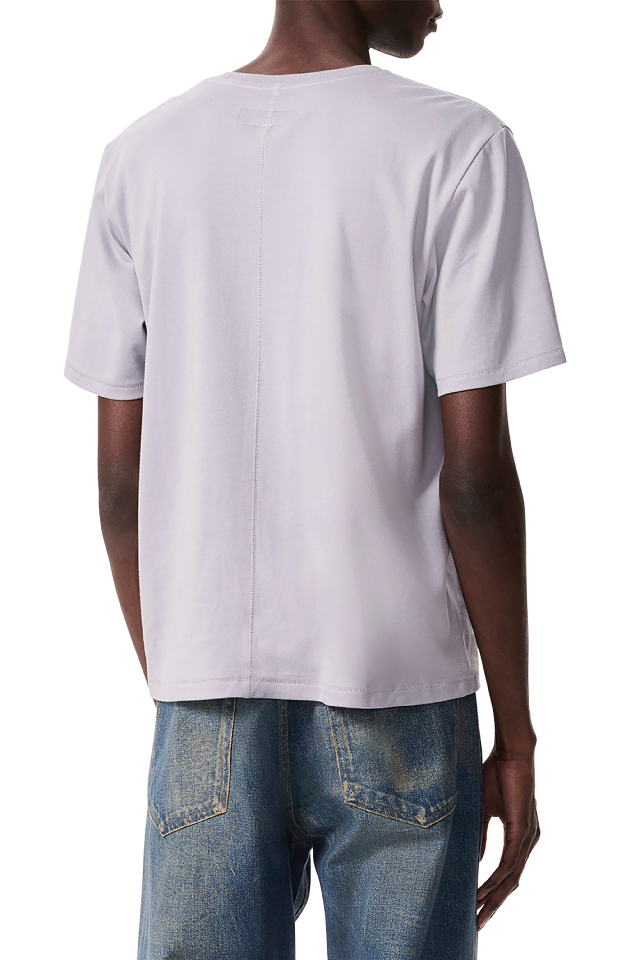 rag & bone Pure Pima T-Shirt in Pastel Gray at Nordstrom - 2