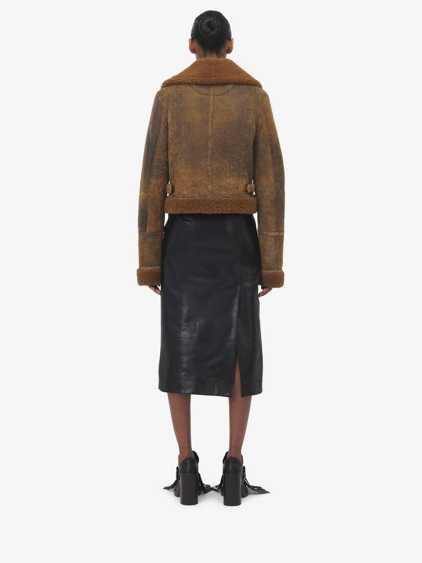 Shearling Aviator Jacket - 5