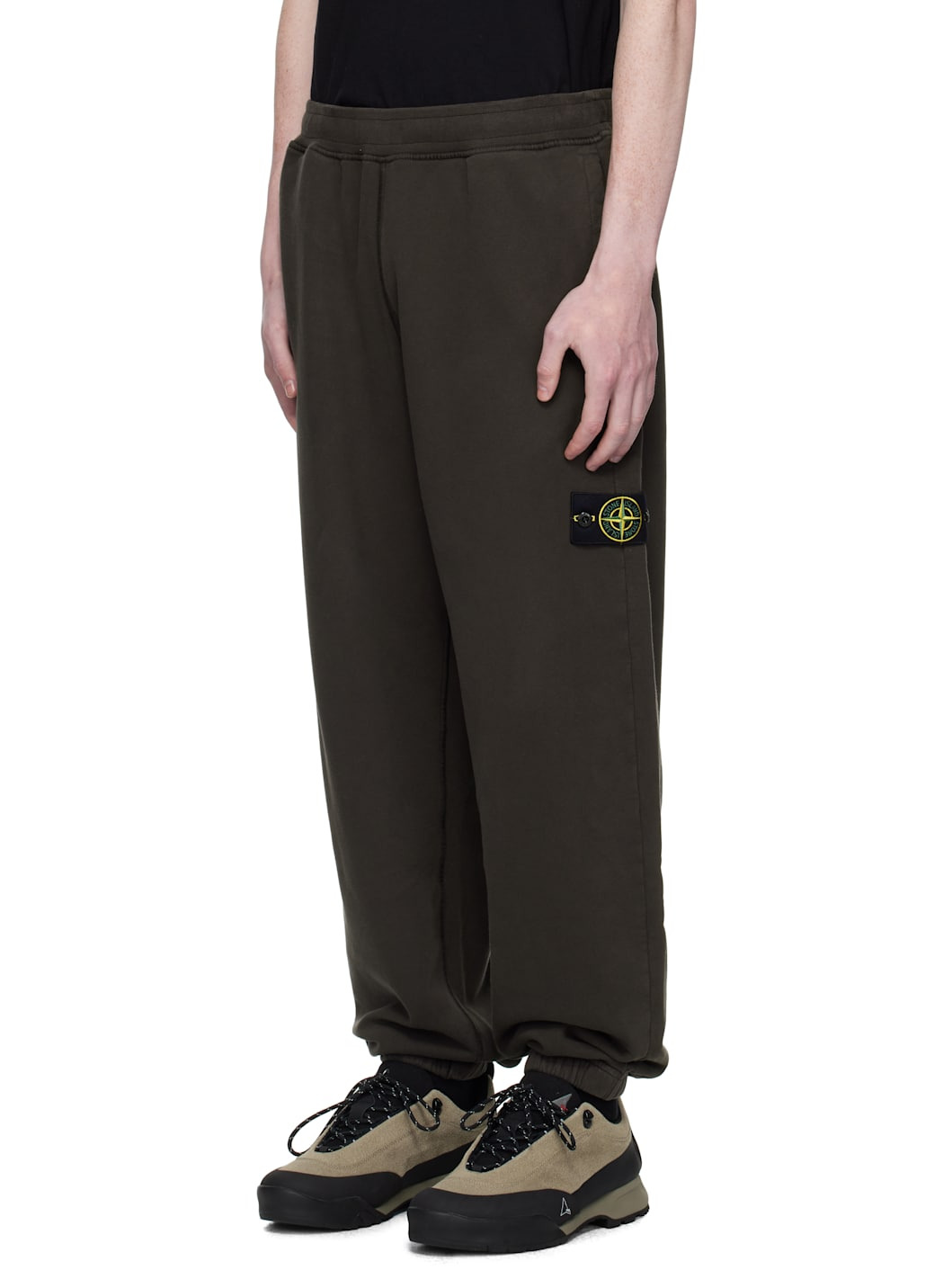 Gray 6200004 Brushed Organic Cotton Fleece Sweatpants - 4