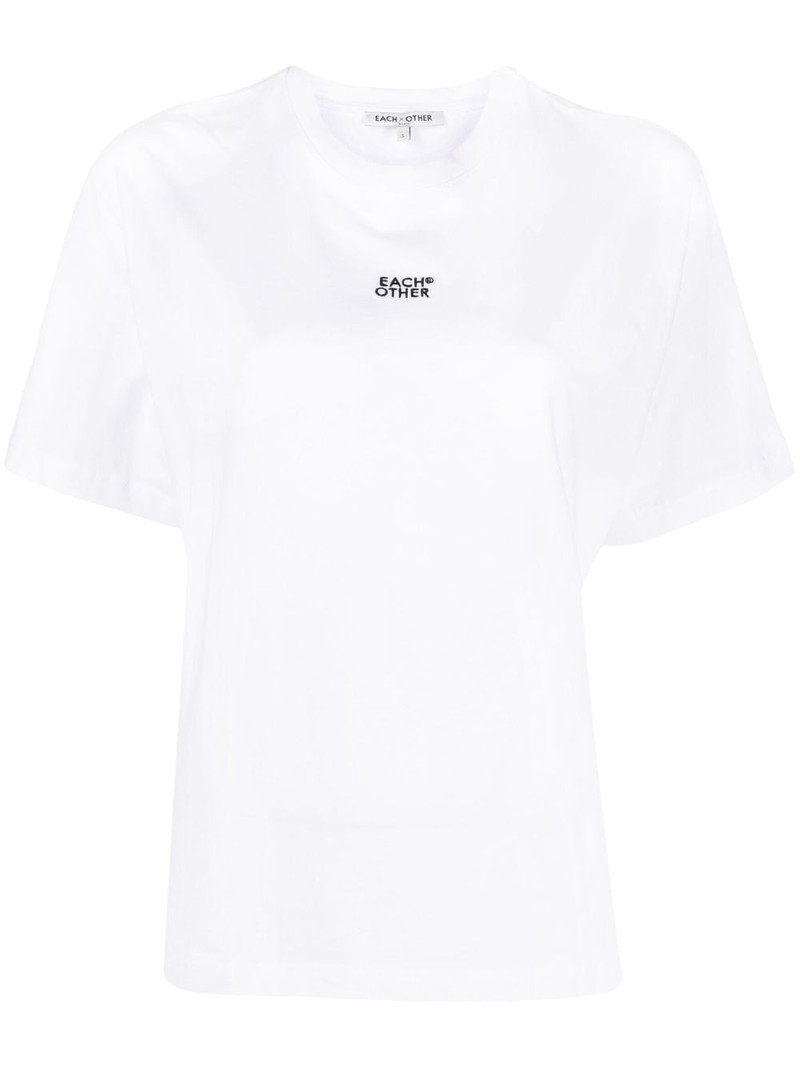 logo-print cotton T-shirt 1