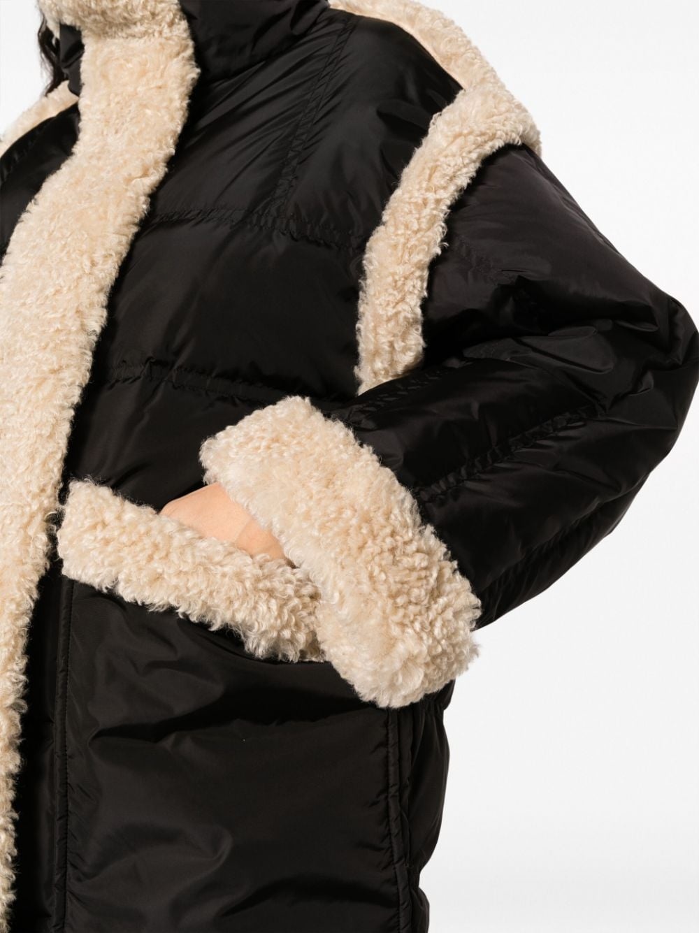Dorothy faux-fur trim down puffer jacket - 5
