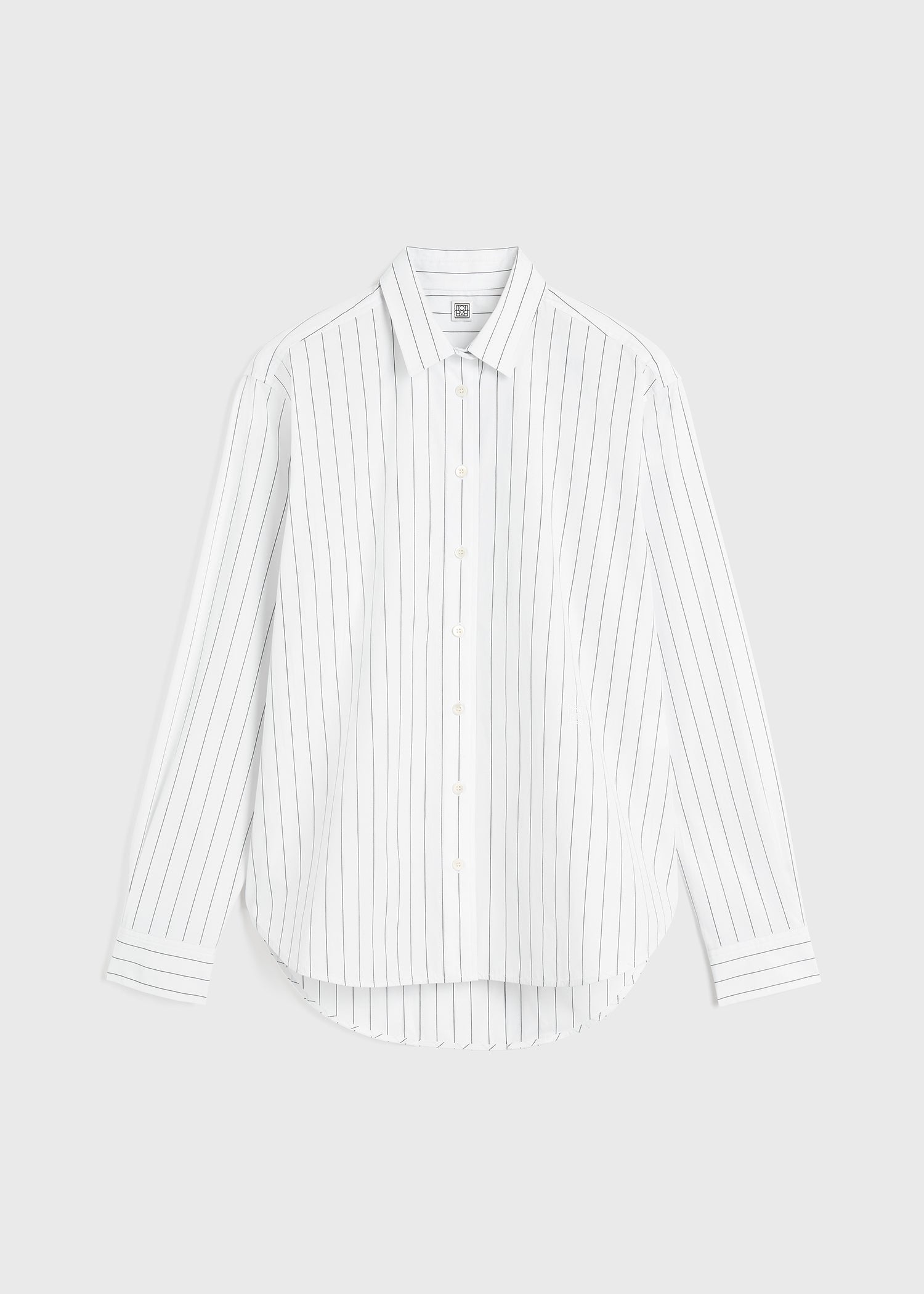 Signature cotton shirt white/black - 1