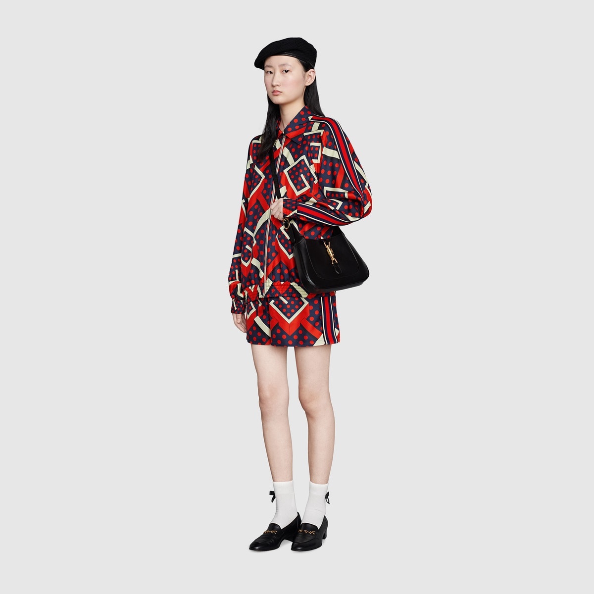 G dot labyrinth print shorts - 2