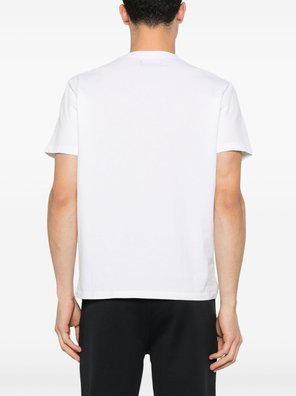 logo-embroidered T-shirt - 3