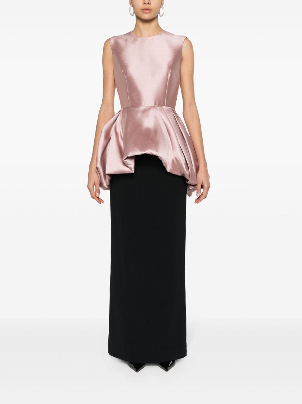 Emi peplum-detail dress - 2