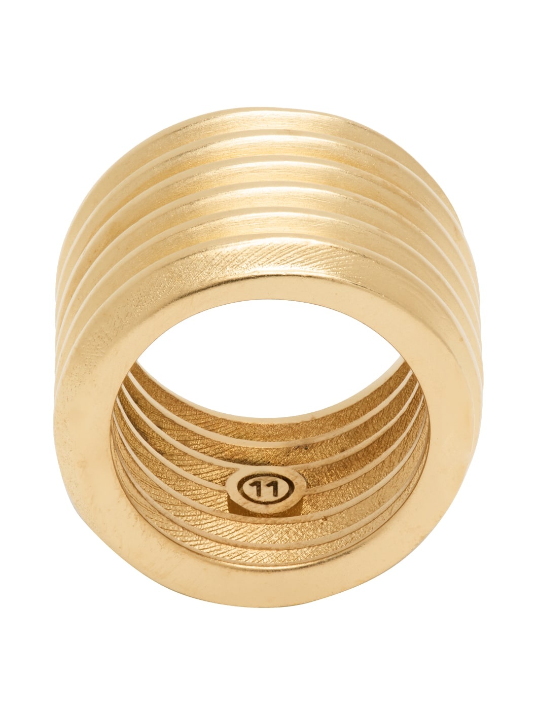 Gold Bolt & Nut Ring - 1