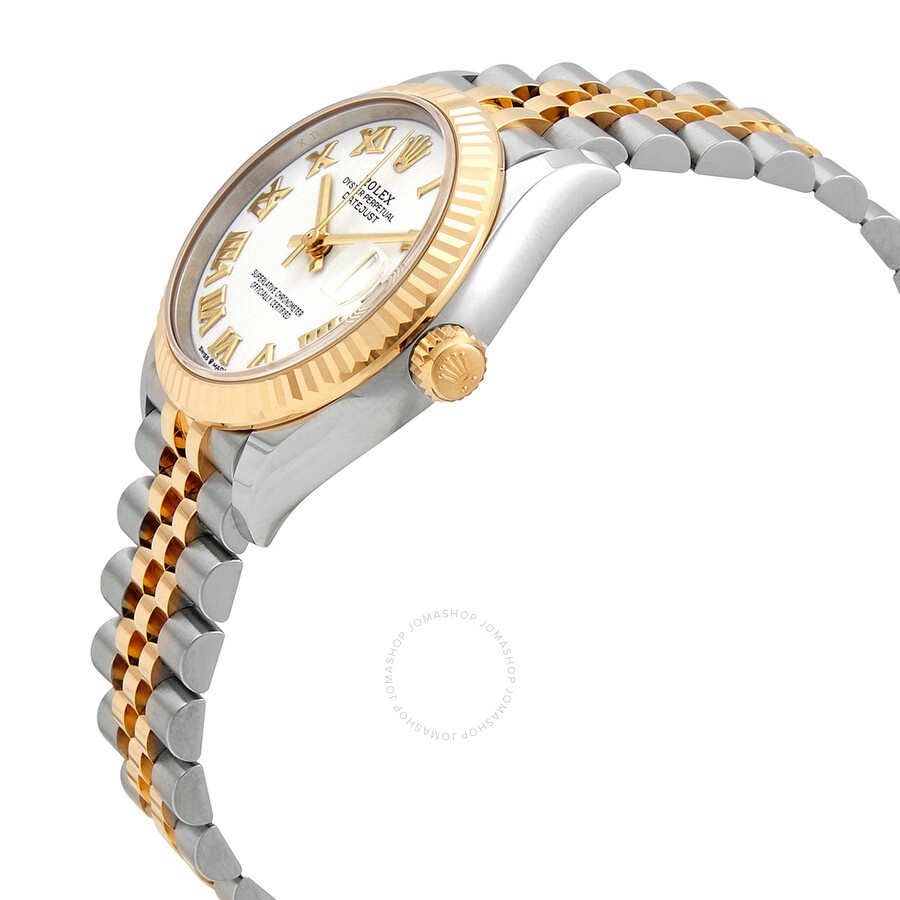 Rolex Datejust 31 White Dial Automatic Ladies Steel and 18kt Yellow Gold Jubilee Watch 278273WRJ - 2