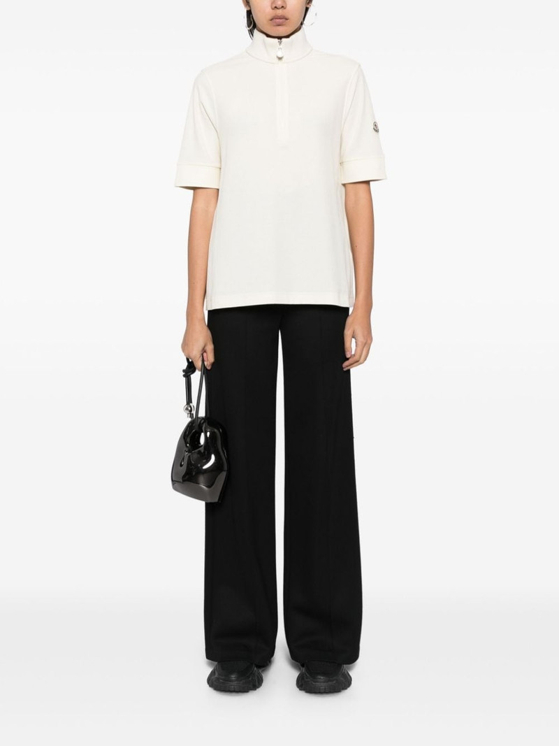 Moncler zip cotton T-shirt outlook