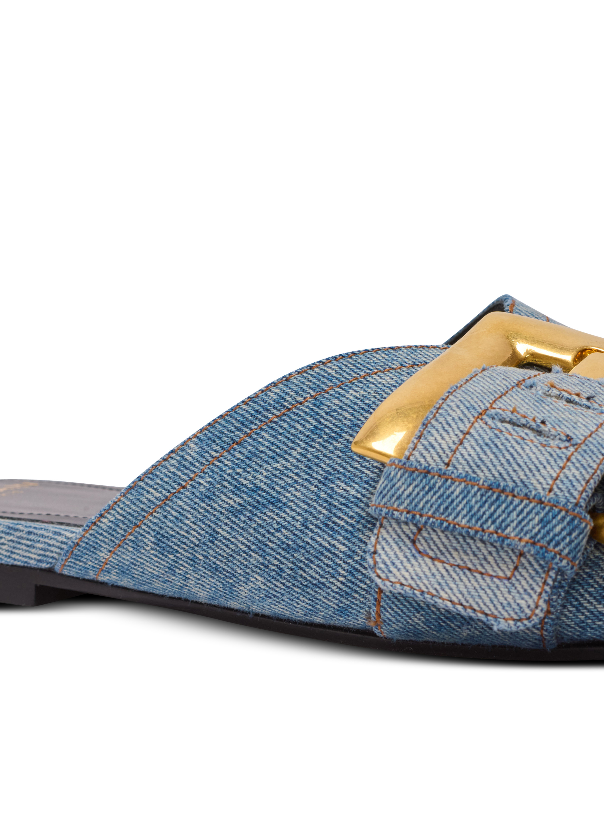Anthem flat denim sandals - 8