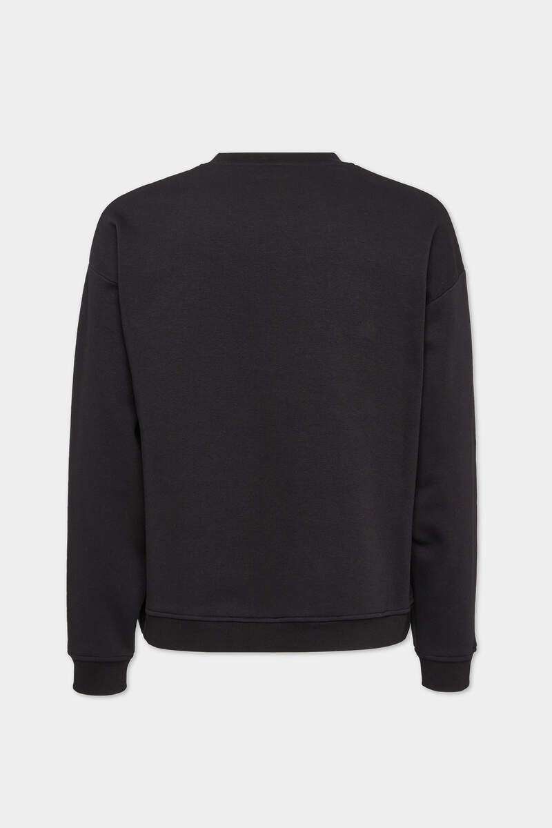 DSQUARED2 MAPLE LEAF RELAX FIT CREWNECK SWEATSHIRT outlook