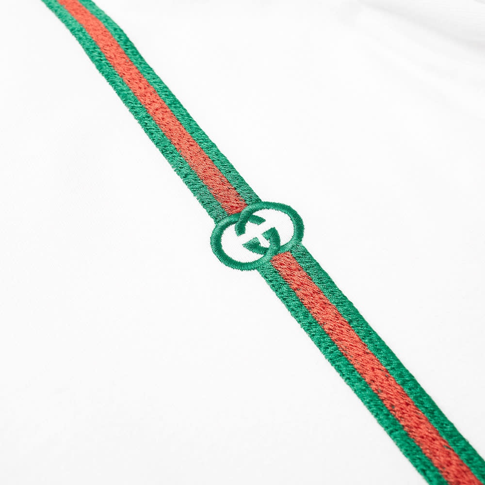 Gucci Long Sleeve Stripe Jersey Polo - 3