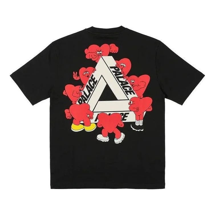 Palace Tri-Hearts T-shirt 'Black' P26TS025 - 1